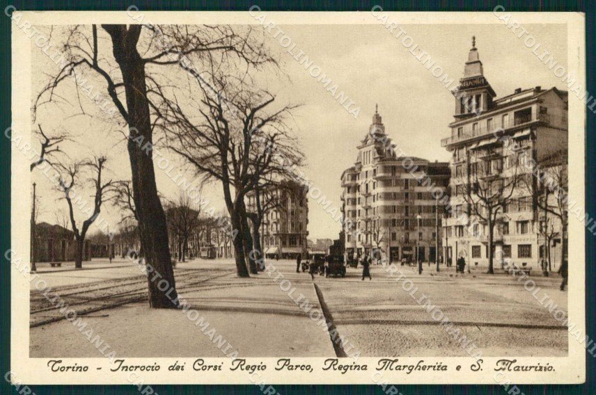 Torino Città Incrocio Corsi San Maurizio Regina Margherita cartolina MZ8023 – fronte