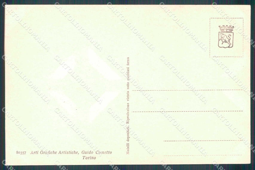 Torino Città Palazzo Reale Viale Principessa Laetitia cartolina MZ8037 – retro