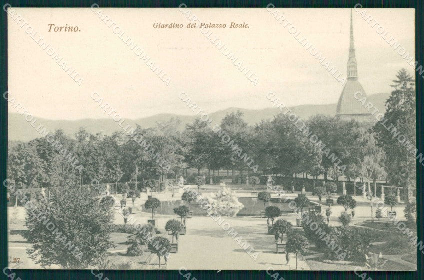 Torino Città Giardino Palazzo Reale Mole Antonelliana cartolina MZ8042 – fronte