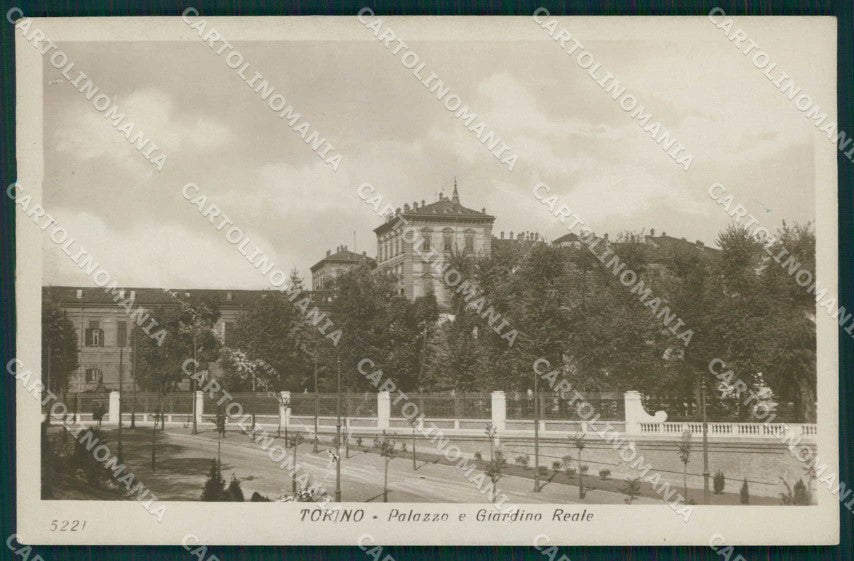 Torino Città Palazzo Giardino Reale Foto cartolina MZ8054 – fronte