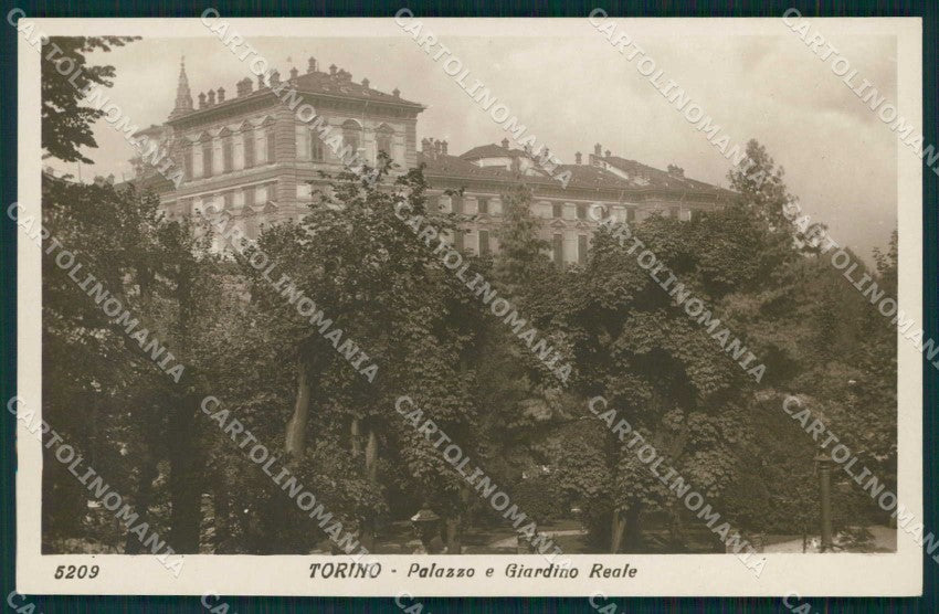 Torino Città Palazzo Giardino Reale Foto cartolina MZ8056 – fronte