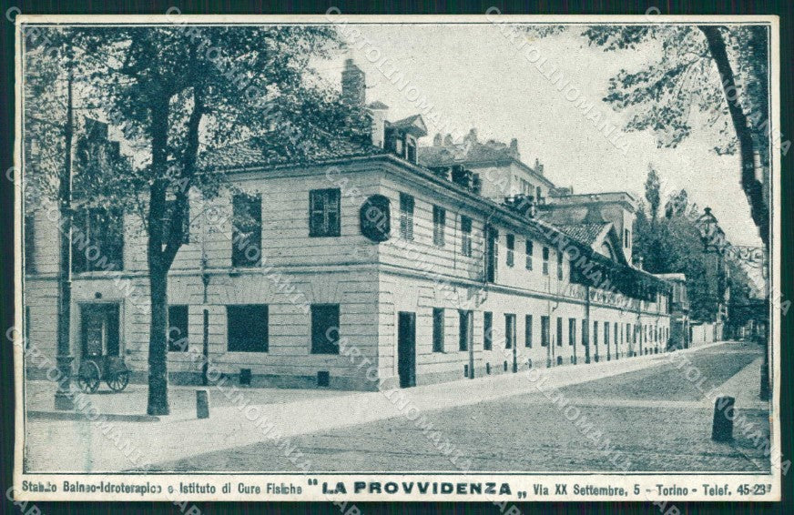 Torino Città Stabilimento Balneo Idroterapico Cure Fisiche cartolina MZ8058 – fronte