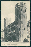 Torino Città Torri Palatine Brunner 4621 ABRASA cartolina MZ8061 – fronte