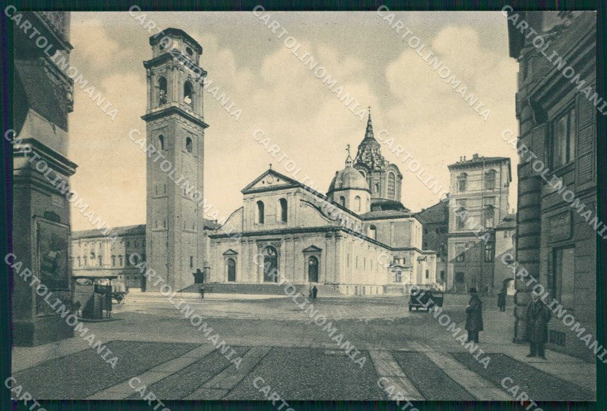 Torino Città Cattedrale San Giovanni RIFILATA cartolina MZ8076 – fronte