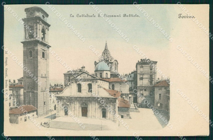 Torino Città Cattedrale San Giovanni cartolina MZ8078 – fronte
