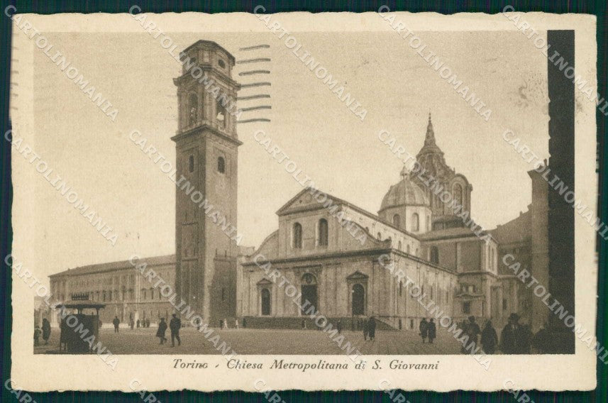 Torino Città Chiesa Metropolitana San Giovanni cartolina MZ8079 – fronte
