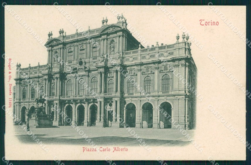 Torino Città Piazza Carlo Alberto Stengel 11494 cartolina MZ8098 – fronte
