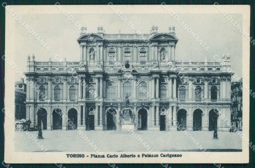 Torino Città Piazza Carlo Alberto Palazzo Carignano cartolina MZ8099 – fronte
