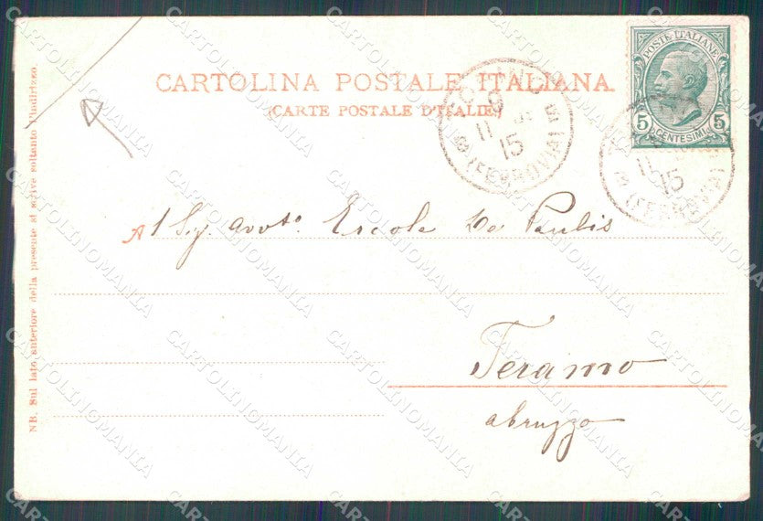 Torino Città Piazza Carlo Alberto Museo Zoologia Trenkler PIEGA cartolina MZ8100 – retro