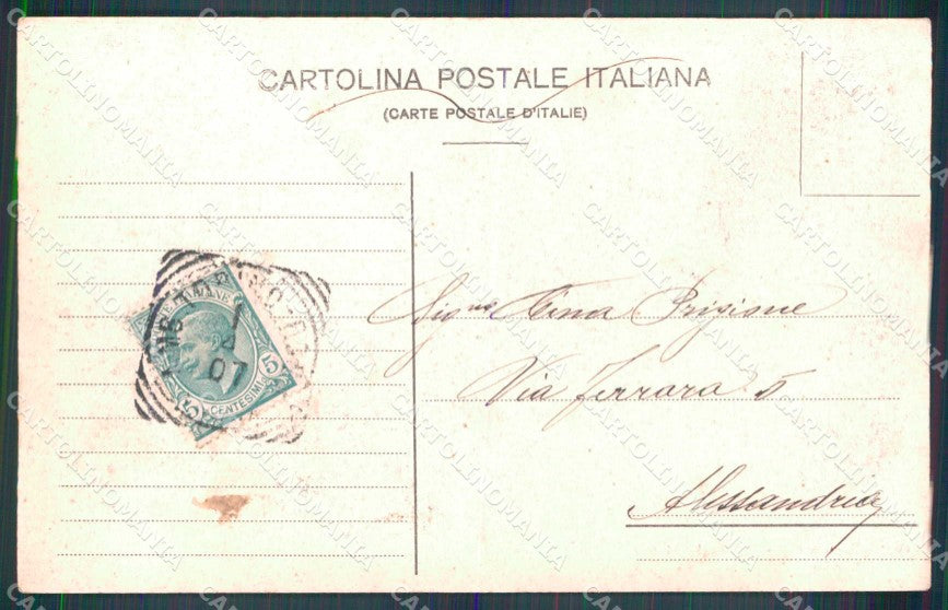 Torino Città Piazza Teatro Carignano cartolina MZ8105 – retro