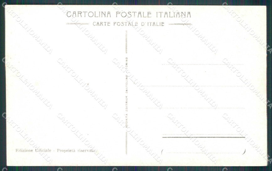 Torino Città Seduta Primo Parlamento Italiano Parla Cavour cartolina MZ8113 – retro