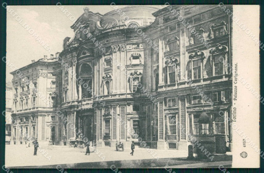Torino Città Palazzo Carignano Brunner 4657 cartolina MZ8118 – fronte