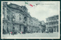 Torino Città Palazzo Carignano Bandiere Tricolore ABRASA cartolina MZ8125 – fronte