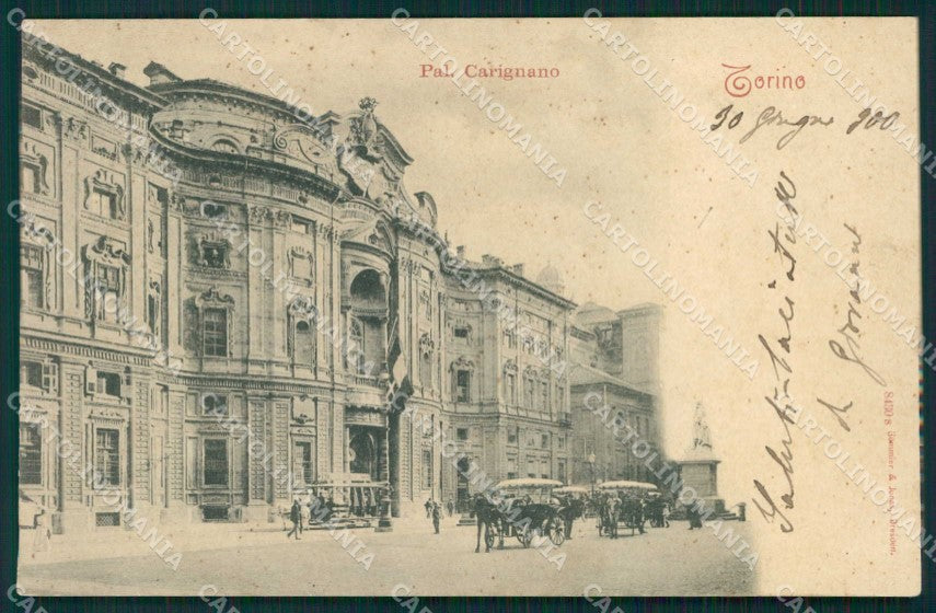 Torino Città Palazzo Carignano Rommler 8430 cartolina MZ8127 – fronte
