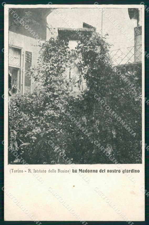 Torino Città Istituto Rosine Madonna Nostro Giardino cartolina MZ8135 – fronte