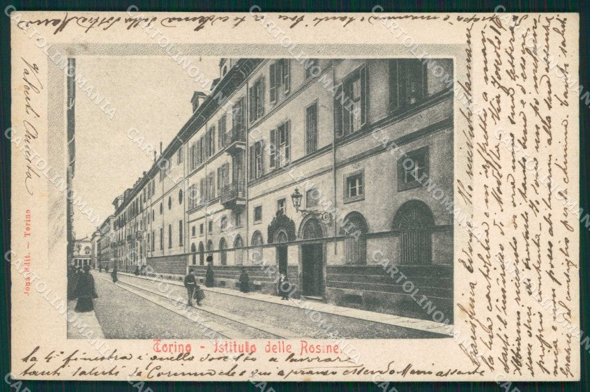 Torino Città Istituto Rosine cartolina MZ8136 – fronte