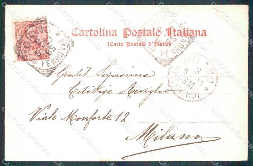 Torino Città Istituto Rosine cartolina MZ8136 – retro