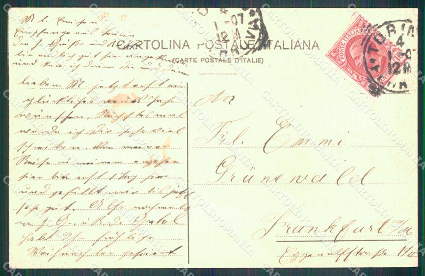 Torino Città Via Po Tram Modiano 10102 cartolina MZ8144 – retro