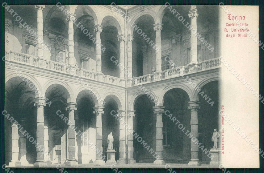 Torino Città Università degli Studi Cortile cartolina MZ8147 – fronte