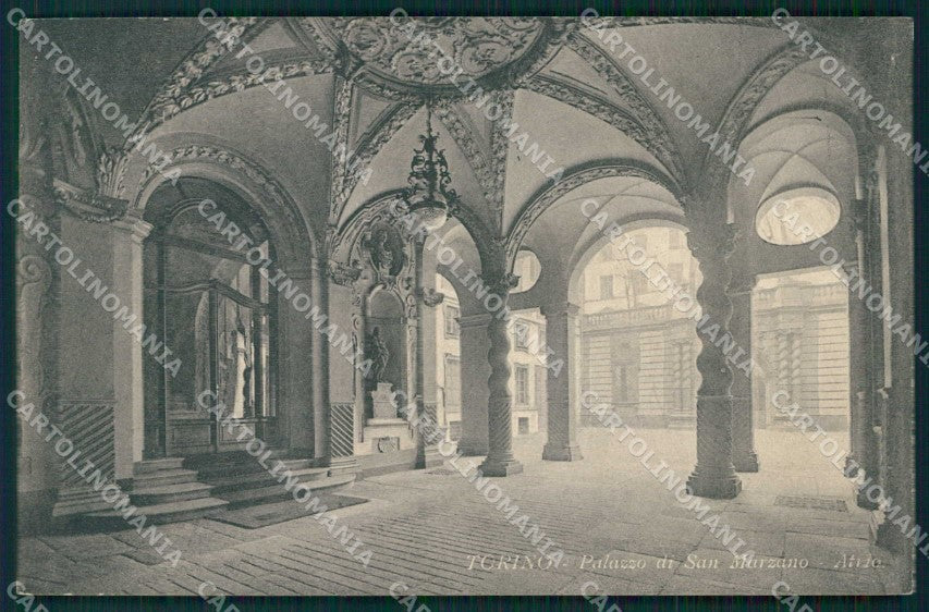 Torino Città Palazzo San Marzano Atrio ABRASA cartolina MZ8151 – fronte