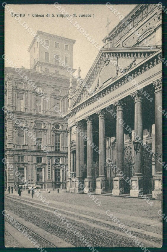 Torino Città Chiesa San Filippo cartolina MZ8154 – fronte
