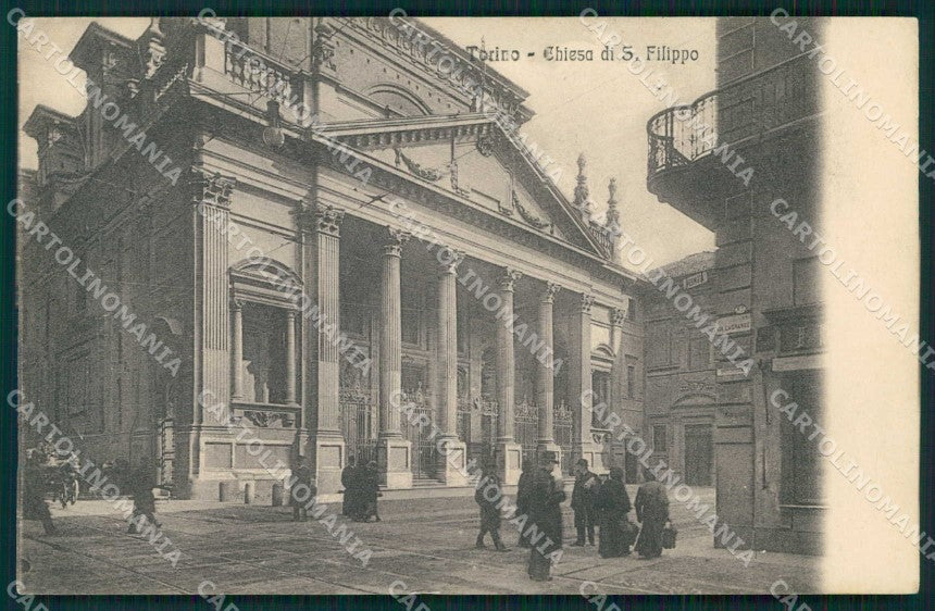 Torino Città Chiesa San Filippo Alterocca 12101 cartolina MZ8157 – fronte