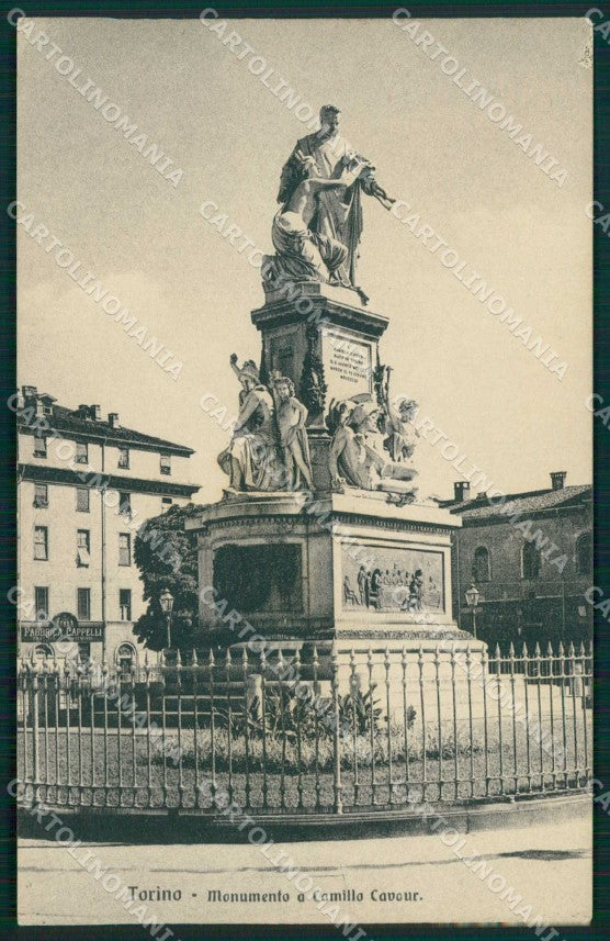 Torino Città Monumento Camillo Cavour Brunner 4653 cartolina MZ8169 – fronte