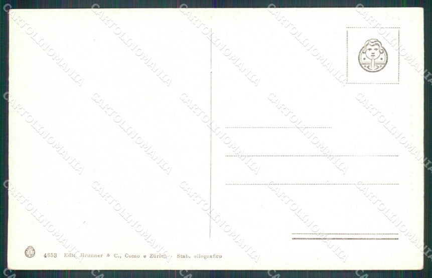 Torino Città Monumento Camillo Cavour Brunner 4653 cartolina MZ8169 – retro