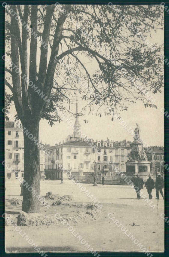 Torino Città Piazza Carlo Emanuele I Monumento Camillo Cavour cartolina MZ8176 – fronte