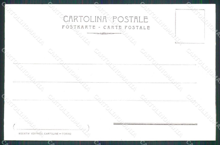 Torino Città Giardino Cavour Monumento Manin cartolina MZ8186 – retro