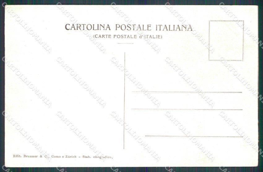 Torino Città Aiuola Balbo Brunner 4607 cartolina MZ8187 – retro