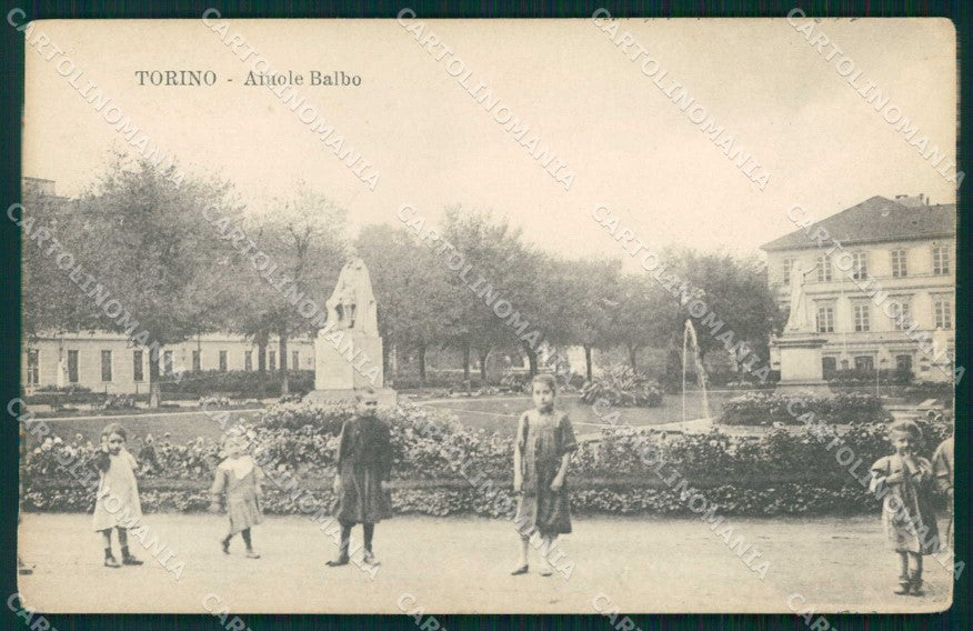 Torino Città Aiuole Balbo cartolina MZ8188 – fronte