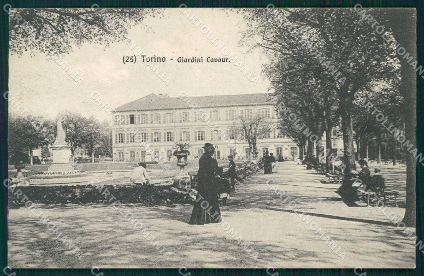 Torino Città Giardini Cavour cartolina MZ8192 – fronte
