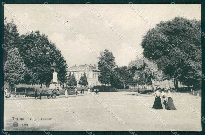 Torino Città Piazza Cavour Brunner 4604 cartolina MZ8197 – fronte
