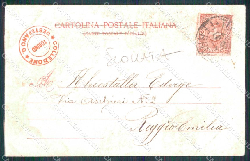 Torino Città Via Accademia Albertina Modiano 3567 SCOLLATA cartolina MZ8200 – retro