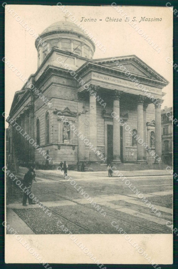 Torino Città Chiesa San Massimo cartolina MZ8201 – fronte