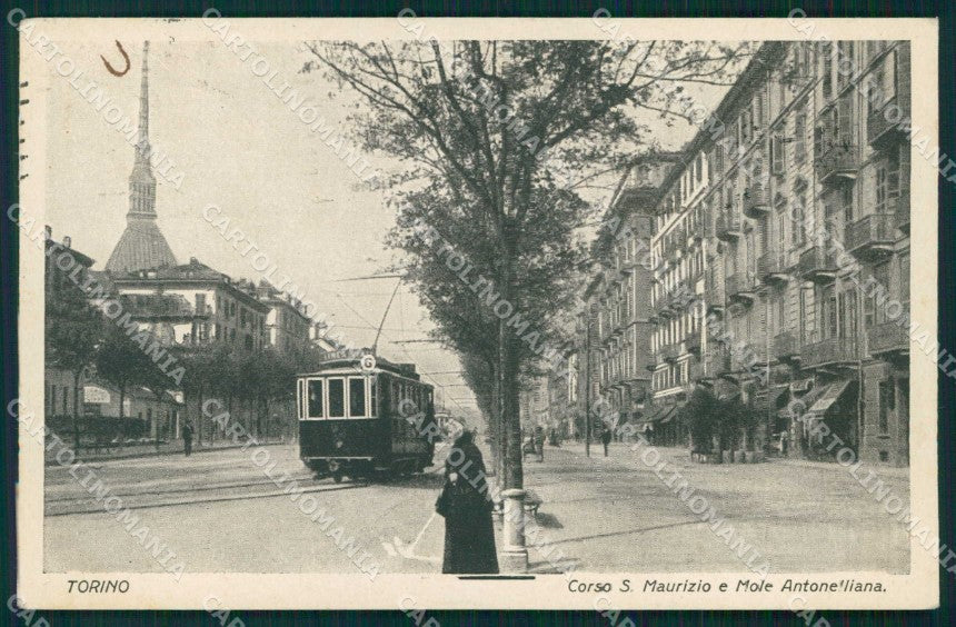 Torino Città Corso San Maurizio Tram Mole Antonelliana cartolina MZ8209 – fronte