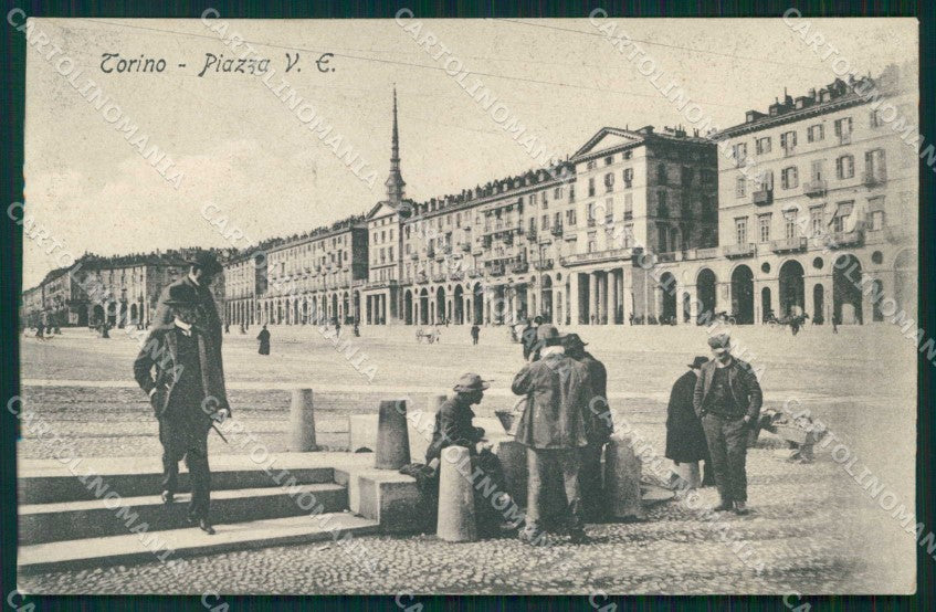 Torino Città Piazza Vittorio Emanuele cartolina MZ8253 – fronte