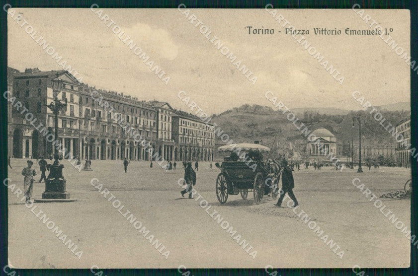 Torino Città Piazza Vittorio Emanuele cartolina MZ8270 – fronte
