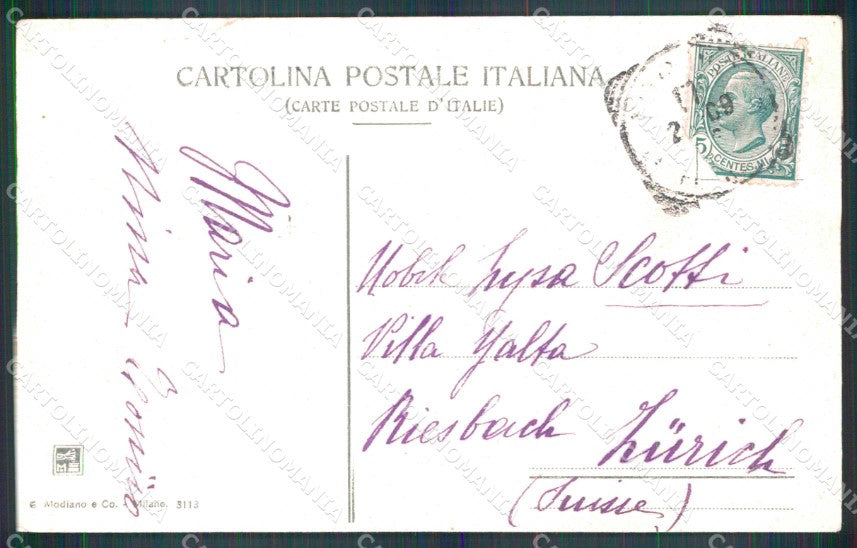 Torino Città Piazza Vittorio Emanuele Modiano 3113 cartolina MZ8274 – retro