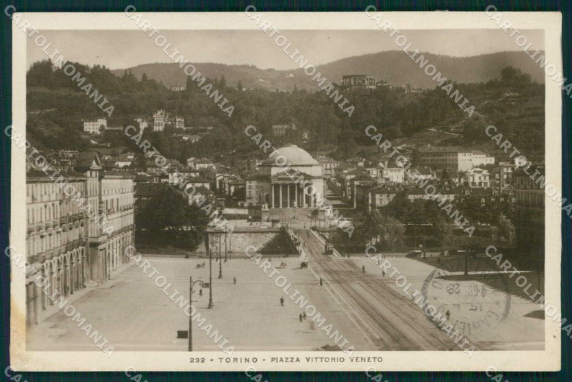 Torino Città Piazza Vittorio Veneto Tram Foto cartolina MZ8280 – fronte