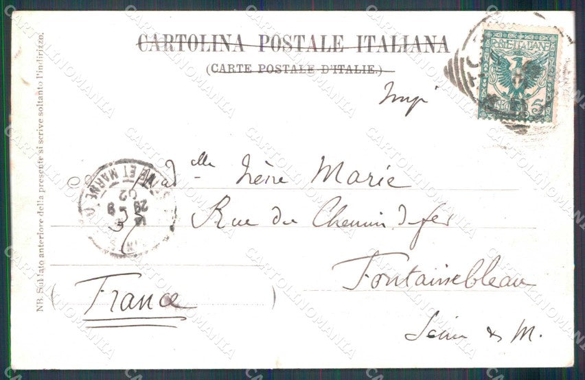 Torino Città Veduta da Villa Regina Mole Antonelliana cartolina MZ8285 – retro