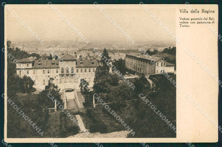 Torino Città Villa Regina Vista dal Belvedere cartolina MZ8287 – fronte