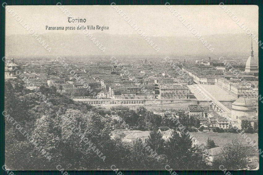 Torino Città Veduta da Villa Regina Modiano 2810 cartolina MZ8290 – fronte