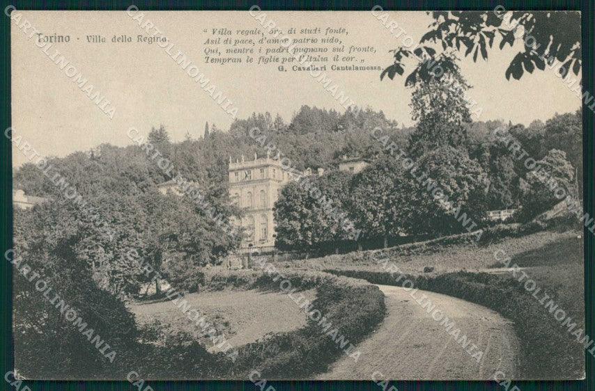 Torino Città Villa della Regina Brunner 4798 cartolina MZ8295 – fronte