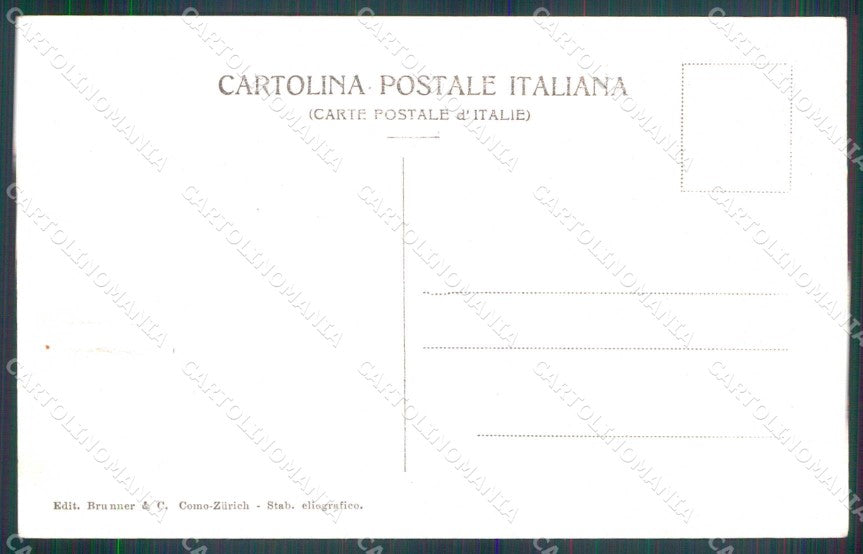 Torino Città Piazza Vittorio Emanuele Tram Brunner 4654 cartolina MZ8310 – retro