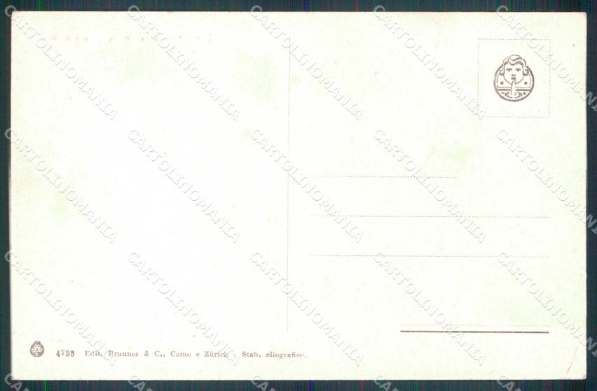 Torino Città Chiesa Gran Madre di Dio Brunner 4733 cartolina MZ8325 – retro