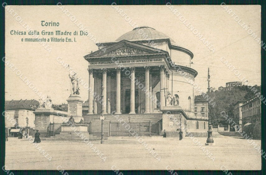 Torino Città Chiesa Gran Madre di Dio Modiano 10091 cartolina MZ8329 – fronte