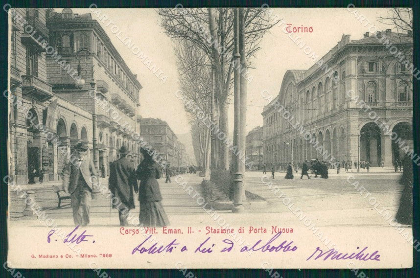 Torino Città Corso Vittorio Emanuele II Modiano 7960 cartolina MZ8358 – fronte