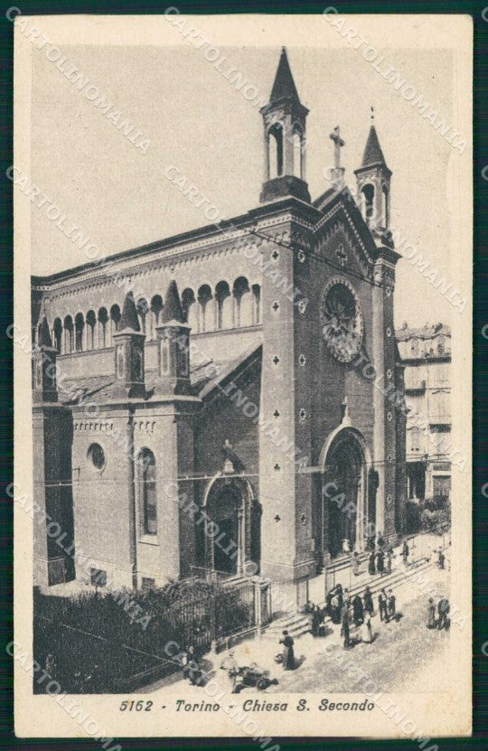 Torino Città Chiesa San Secondo cartolina MZ8359 – fronte